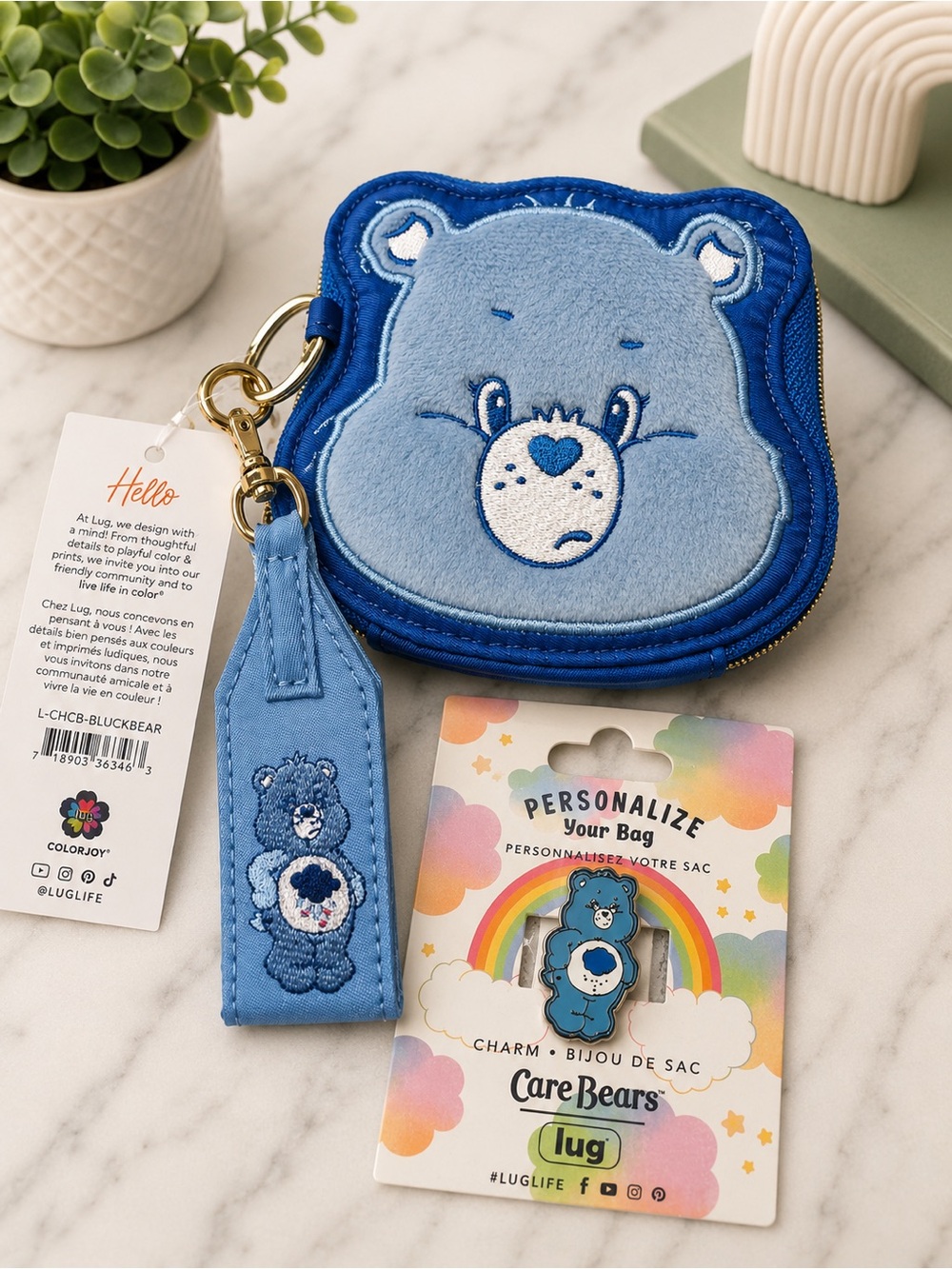 Lug Care Bear Accessories Grumpy Bear